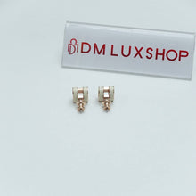 Load image into Gallery viewer, Hermes White Pop H Earring
