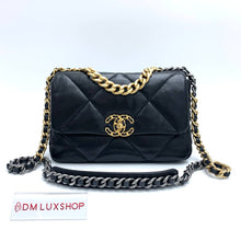 Load image into Gallery viewer, Chanel 19 Black Small GHW Serial 19
