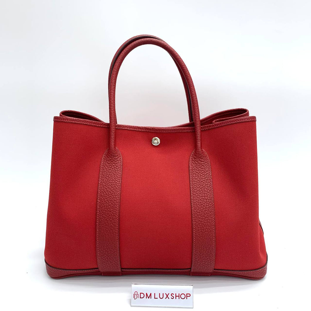 Hermes Garden Party 36 Red, Stamp D