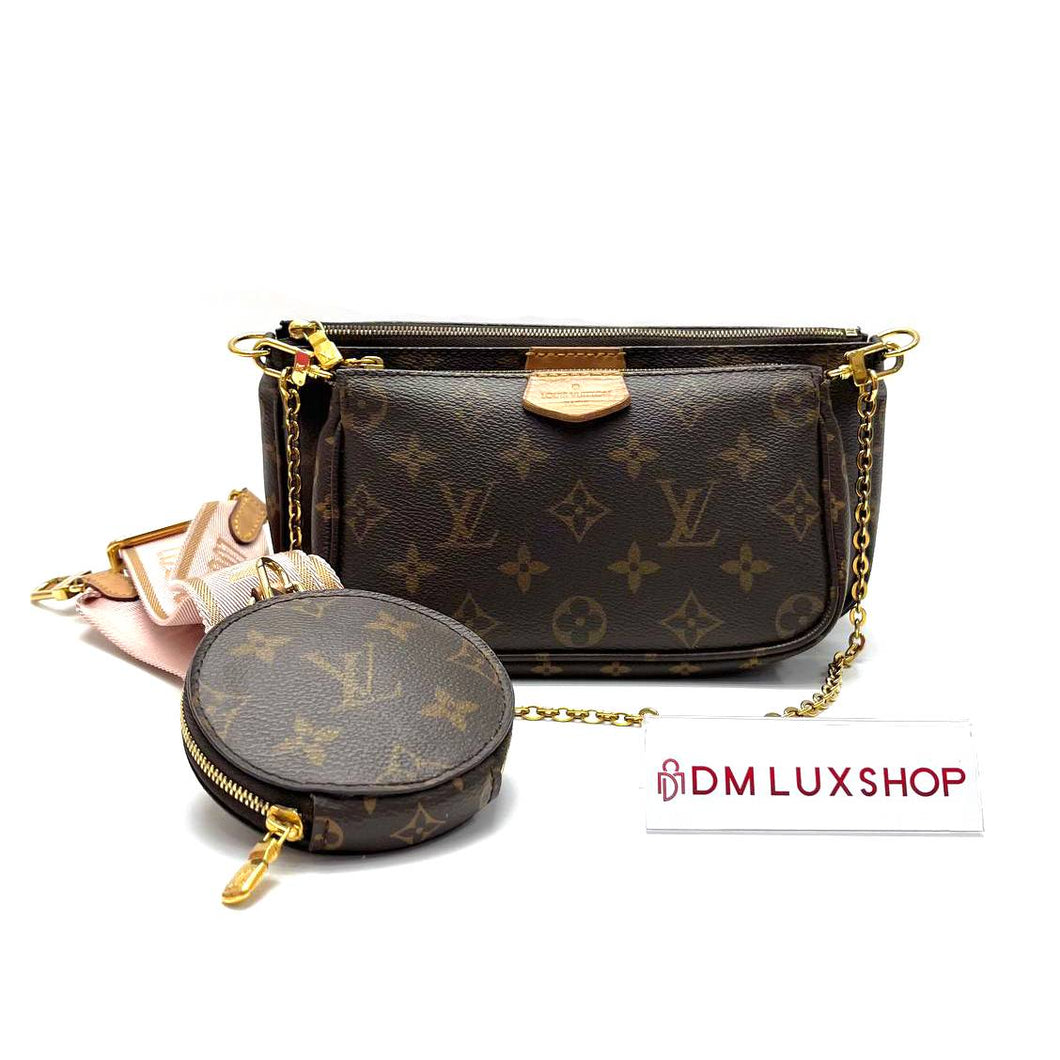 LV Multi Pochette Pink Strap