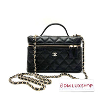 Load image into Gallery viewer, Chanel 25P Black Caviar Vanity Case GHW (Microchip)
