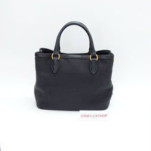 Load image into Gallery viewer, Prada Black Canvas Tote GHW
