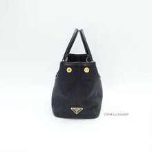 Load image into Gallery viewer, Prada Black Canvas Tote GHW
