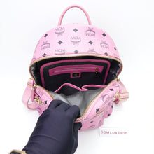 Load image into Gallery viewer, MCM Pink Backpack
