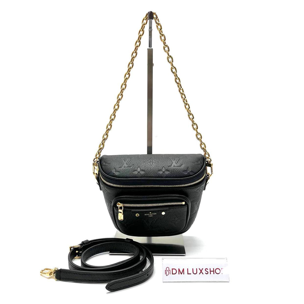 LV Black Empreinte Mini Bumbag