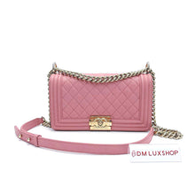 Load image into Gallery viewer, Chanel Boy Medium Pink Caviar GHW (Serial 30)
