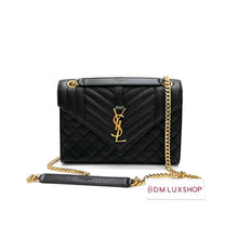 Load image into Gallery viewer, YSL Black Envelope GHW
