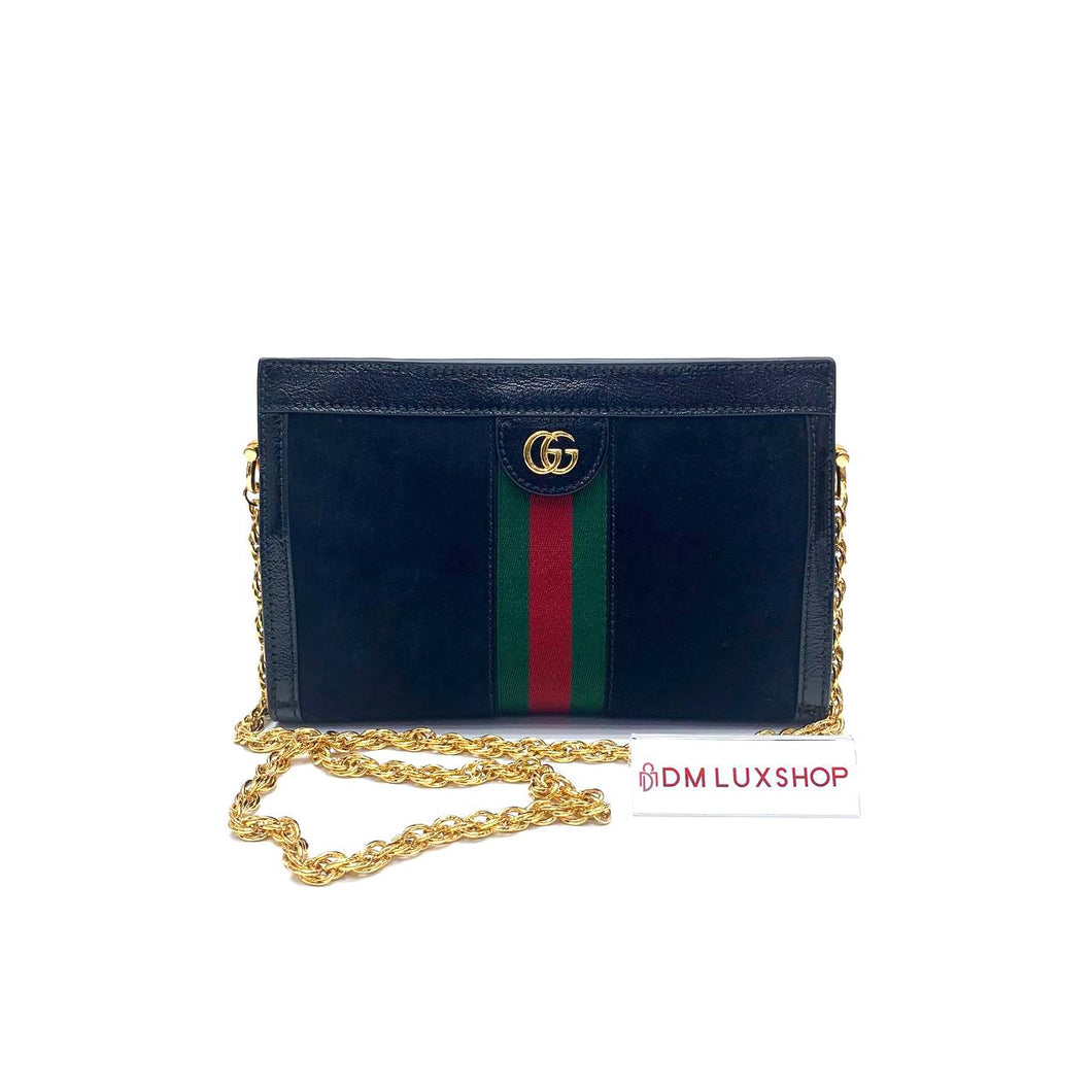 Gucci Black Velvet Sling Bag