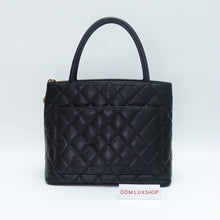 Load image into Gallery viewer, Chanel Black Caviar Medallion Tote (Serial 10)
