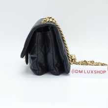 Load image into Gallery viewer, Chanel 22k Black Flap Bag GHW (Microchip)
