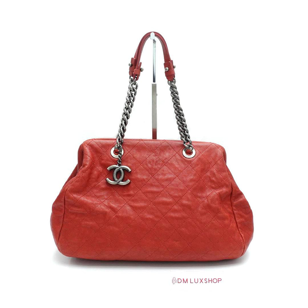 Chanel Quilted Caviar Frame Tote (Serial 15)