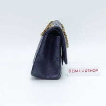 Load image into Gallery viewer, Chanel 2.55 Medium Navy Blue GHW (Serial 25)
