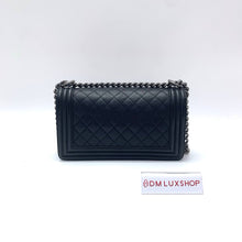 Load image into Gallery viewer, Chanel Boy Medium Black Caviar SHW (Serial 23)
