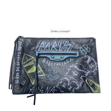 Load image into Gallery viewer, Balenciaga Classic Graffiti Clutch
