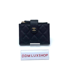 Load image into Gallery viewer, Chanel Black Timeless Classic Zippy Small Wallet (Microchip)
