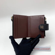 Load image into Gallery viewer, Chanel Black Timeless Classic Zippy Small Wallet (Microchip)
