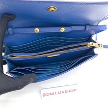 Load image into Gallery viewer, Prada Blue Saffiano WOC GHW
