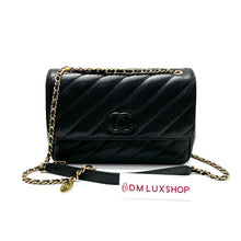 Load image into Gallery viewer, Chanel Black Coco Mark Flap Bag
