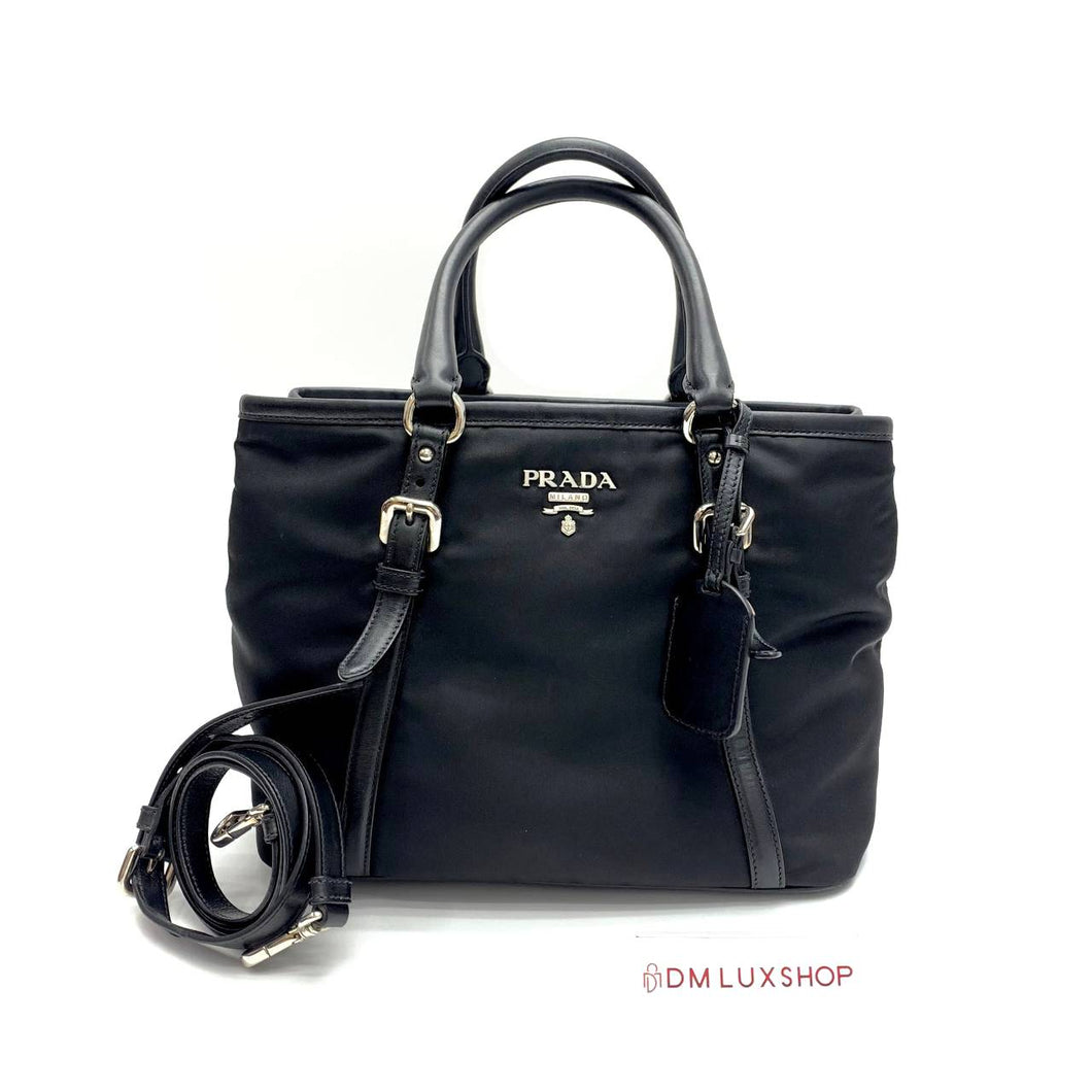 Prada Black Nylon Bag SHW