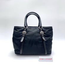 Load image into Gallery viewer, Prada Black Nylon Bag SHW
