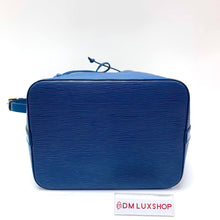 Load image into Gallery viewer, LV Blue Epi Petite Noe Bucket Bag
