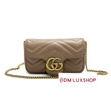 Load image into Gallery viewer, Gucci Beige Marmont Supermini
