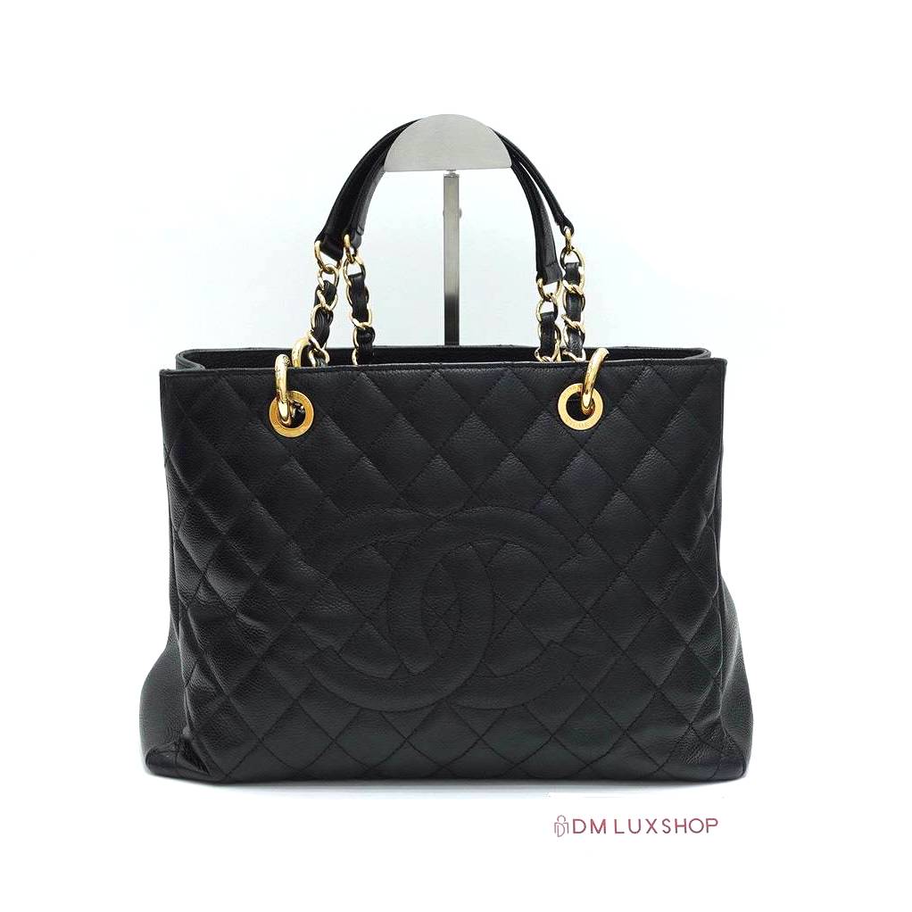 Chanel GST Black Caviar GHW (Serial 21)