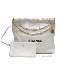 Load image into Gallery viewer, Chanel 22 White Small GHW (Microchip)
