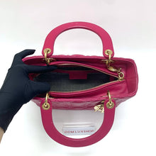 Load image into Gallery viewer, Dior Lady Dior Pink Red Medium
