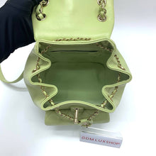 Load image into Gallery viewer, Chanel 23C Apple Green Duma Backpack (Microchip)
