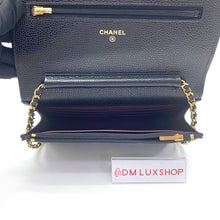 Load image into Gallery viewer, Chanel Black Caviar CF WOC (Microchip)
