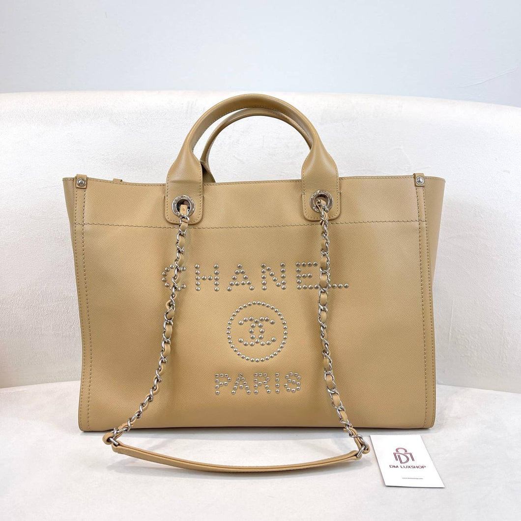 Chanel Deauville In Caramel Leather