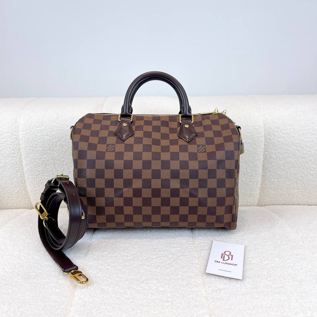 LV Damier Speedy 30 with Strap