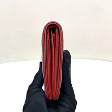 Load image into Gallery viewer, Chanel Red Long Wallet Serial 16
