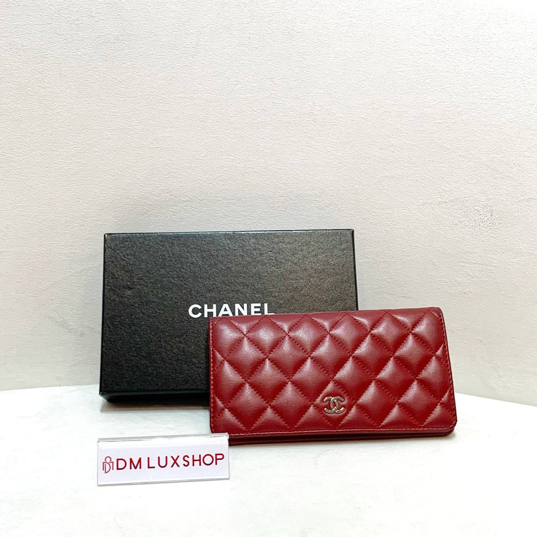 Chanel Red Long Wallet Serial 16