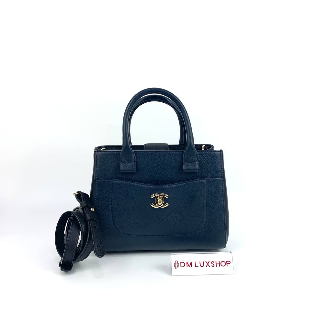 Chanel Navy Blue Executive Tote (Serial 23)