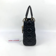 Load image into Gallery viewer, Dior Ladydior Small Black GHW

