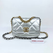 Load image into Gallery viewer, Chanel 19 Small Silver GHW Serial 31
