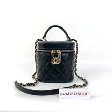 Load image into Gallery viewer, Chanel Vanity 20S with Top Handle Lambskin GHW (Microchip)
