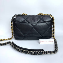 Load image into Gallery viewer, Preloved Chanel 19 Small Black GHW (microchip)
