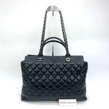 Load image into Gallery viewer, Chanel Aged Calfskin Be CC Tote Black Serial 17
