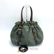 Load image into Gallery viewer, Prada Green Nylon Bag
