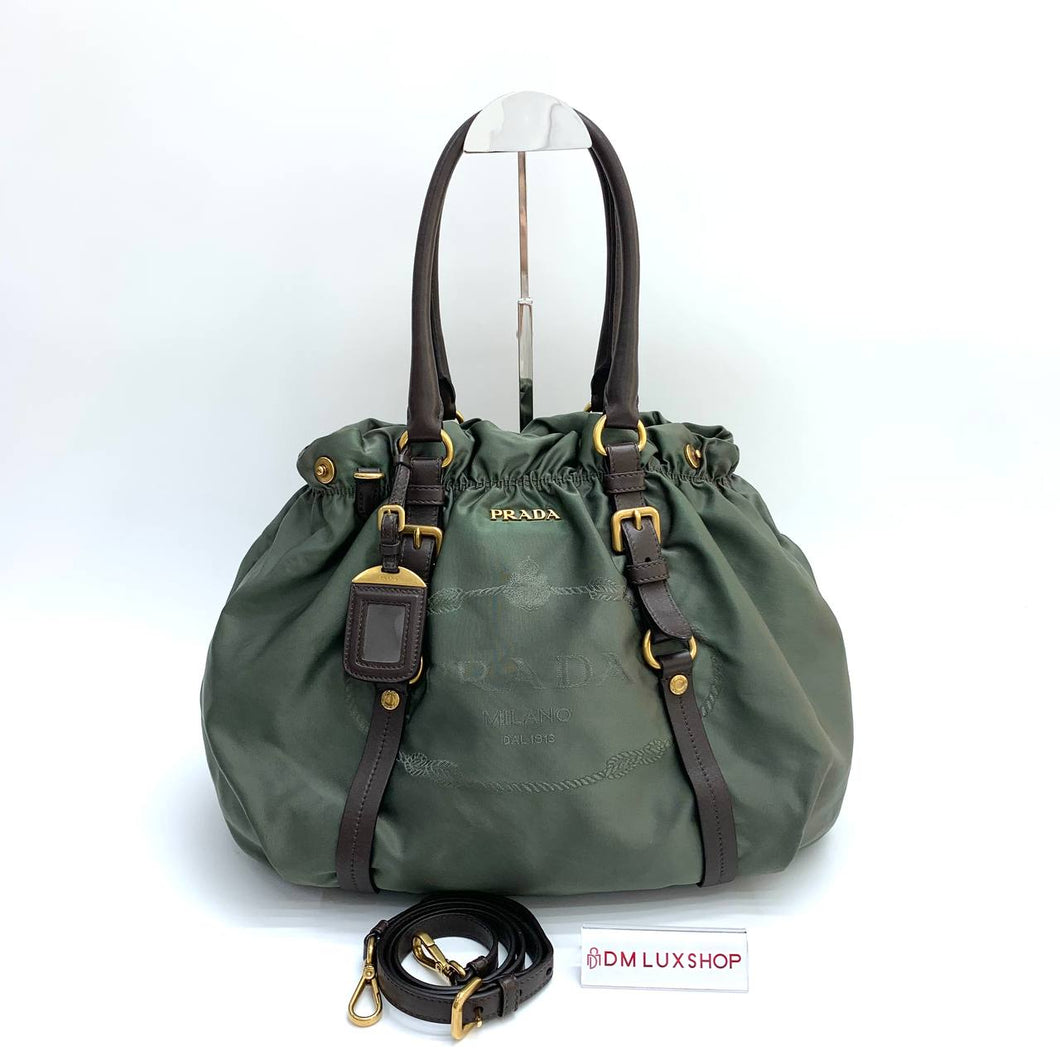 Prada Green Nylon Bag