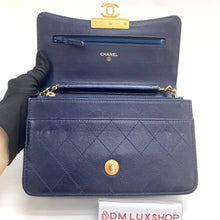 Load image into Gallery viewer, Chanel Navy Blue Golden CC WOC, Serial 26
