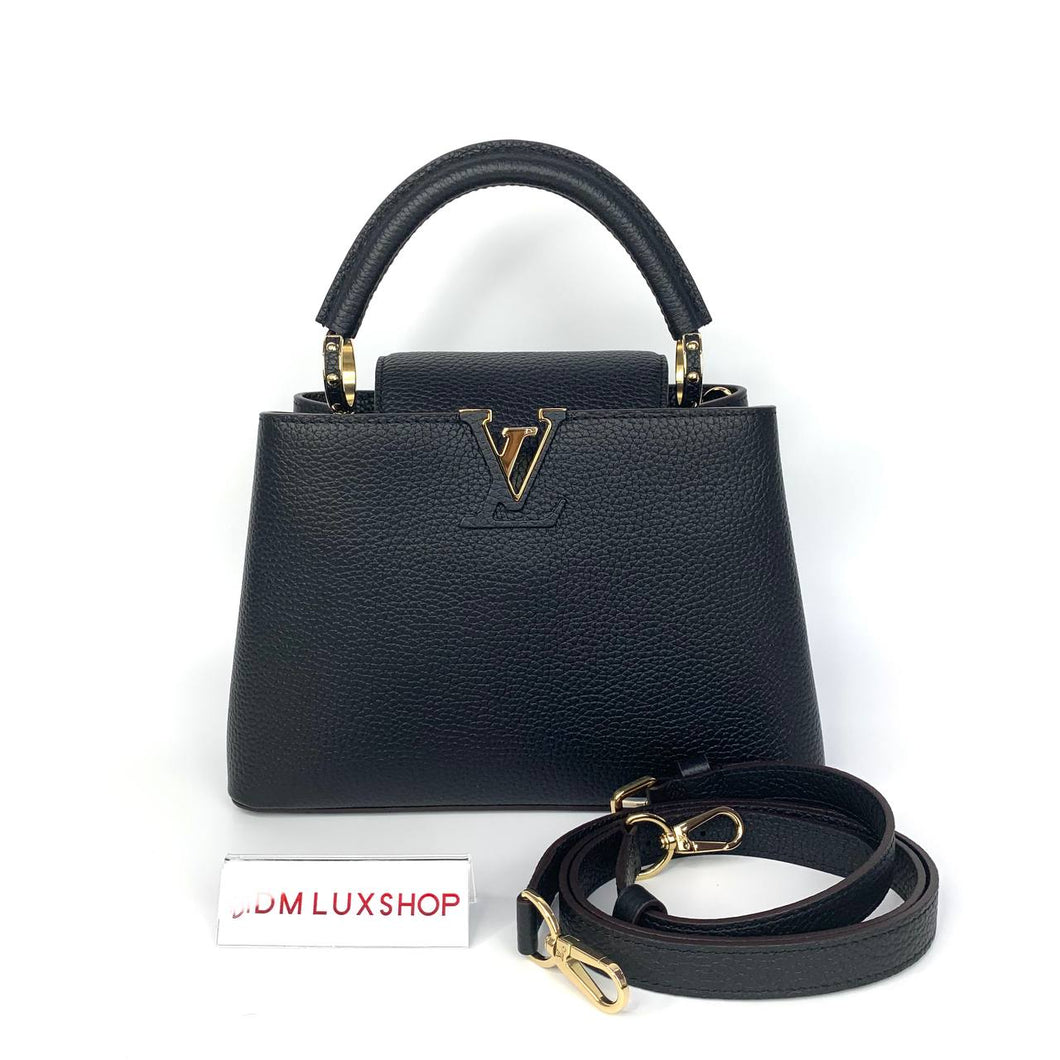 Lv capucines bb black sale