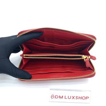 Load image into Gallery viewer, Prada Red Saffiano Long Wallet
