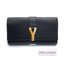 Load image into Gallery viewer, YSL Black Y Line Clutch
