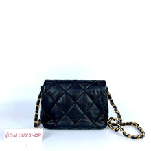 Load image into Gallery viewer, Chanel 23S Heart Flap Bag Black Lambskin (microchip)
