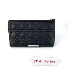 Load image into Gallery viewer, Dior Caro Slim Pouch Black Small
