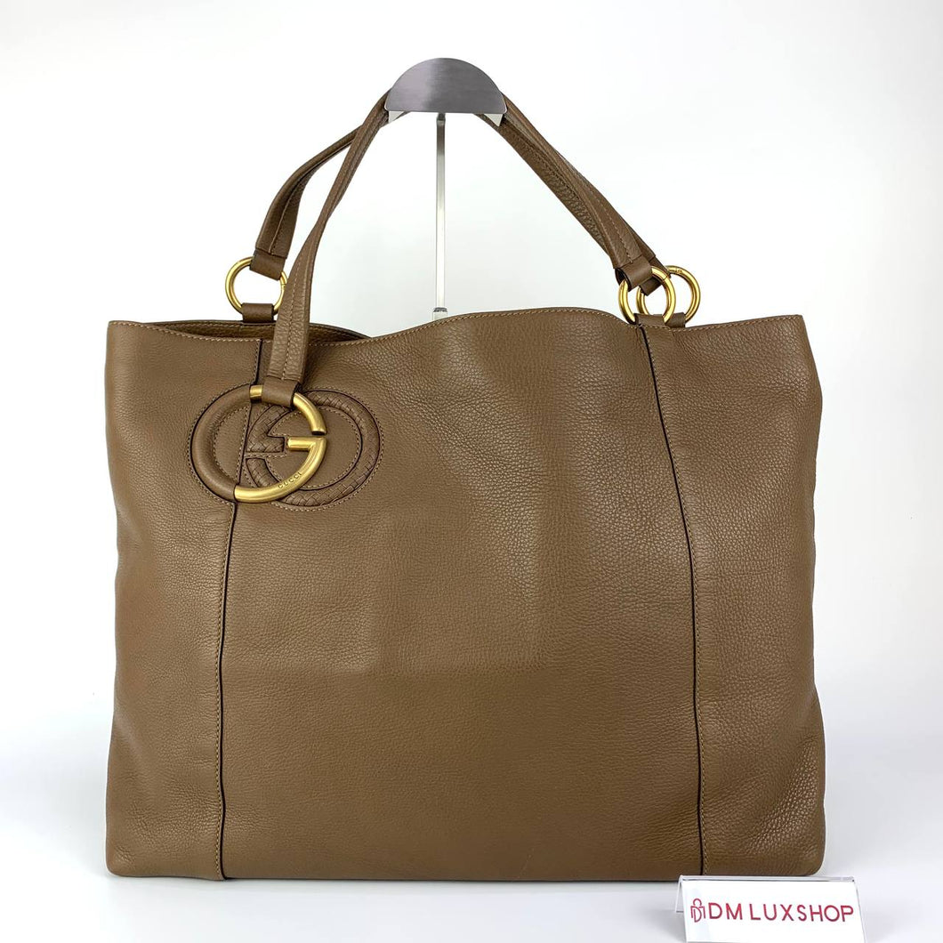 Gucci Brown Tote GHW